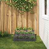 thumbnail of vidaXL Gartenblumentopf Anthrazit 90 x 90 x 35 cm Stahl