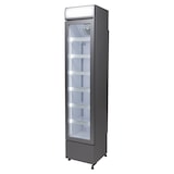 thumbnail of Gastro-Cool Schmaler Getränkekühlschrank / Slim Cooler in silber / 150l - GCDC130