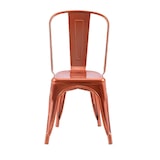 thumbnail of Lot de 4 chaises style industriel en métal couleur cuivre - Finition brillant