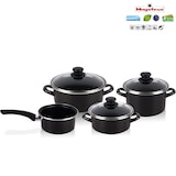 thumbnail of Magefesa Batería de Cocina 7 piezas, Inducción, Antiadherente, Libre PFOA, Acero Vitrificado, libre PFOA Negro 1103075