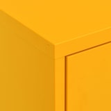 thumbnail of Sideboard KEVI Metall Senfgelb 80x35x101,5 cm Stahl     | Flurschrank Metallschrank Lagerschrank Beistellschrank Wohnzimmer