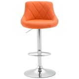 thumbnail of Set 2 sgabelli LAZIO in similpelle arancione