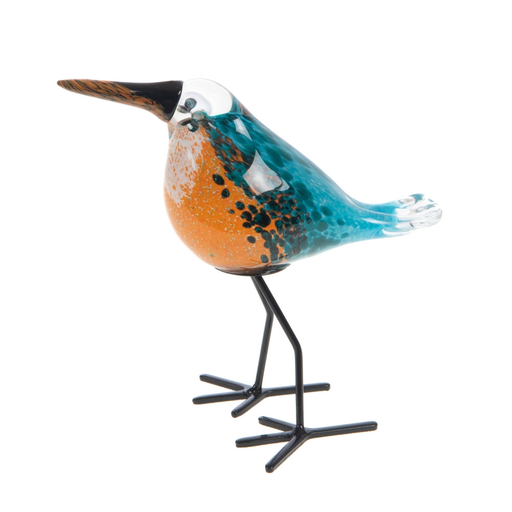 Martin Pêcheur sulfure - Mehrfarbig Anderes Glas Amadeus 8.5x14.5 cm