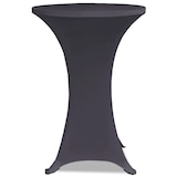 thumbnail of Tischhussen für Stehtische 2er Set AMAU Stretchhusse Ø70 cm anthrazit | Hussen elastisch Stehtischhusse Stehtisch-Abdeckung