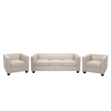 thumbnail of 3-1-1 Conjunto sofá Conjunto sofá Lounge Lille ~ polipiel, crema