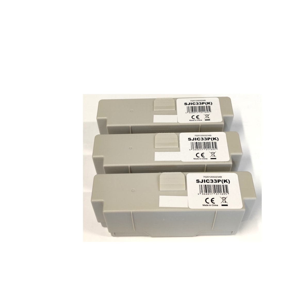 3x Tintenpatronen kompatibel f. Epson Cash-Register-Printer TM-J7200 ersetzt Epson SJIC33P(K) Tintenpatronen