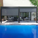 thumbnail of Pergola bioclimatique adossée 3x6m et 4 Stores 2,66 x 2,34m