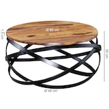 thumbnail of FineBuy Couchtisch MANUR Wohnzimmertisch Holz Massiv Sofatisch Tisch Wohnzimmer