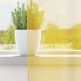 thumbnail of vidaXL Gordijnen voile met roedezakken 2 st geel