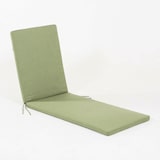 thumbnail of Almofada para espreguiçadeira de jardim, repelente à água, poliéster 200 gr, cor verde, 78 + 118 cm x60 cm x5 cm