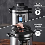 thumbnail of Masterpro - Heißluftfritteusen-Set mit 1500-W-6-Liter-Schnellkochtopf und Ölsprüher