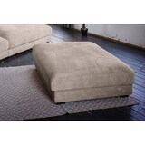 thumbnail of KAWOLA Big Sofa MADELINE Cord taupe mit Hocker und 4 Zierkissen