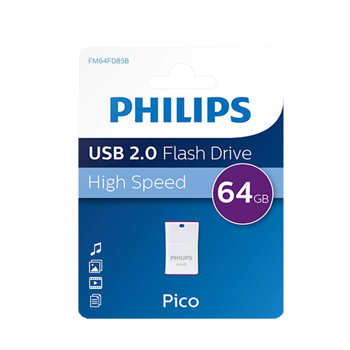 Philips pico 2,3 clé usb 64 go fm64fd85b/00