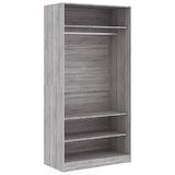 thumbnail of vidaXL Kleiderschrank Grau Sonoma 100x50x200 cm Holzwerkstoff