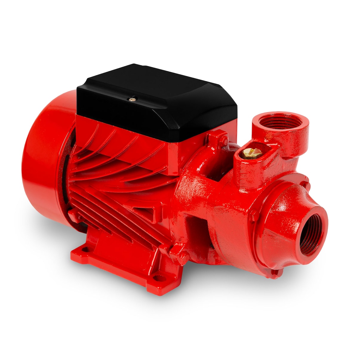 EBERTH Gartenpumpe 370W, 1" Anschluss, 8m Ansaughöhe, 35m Förderhöhe, 2100 L/h, selbstansaugend, elektrisch 230V