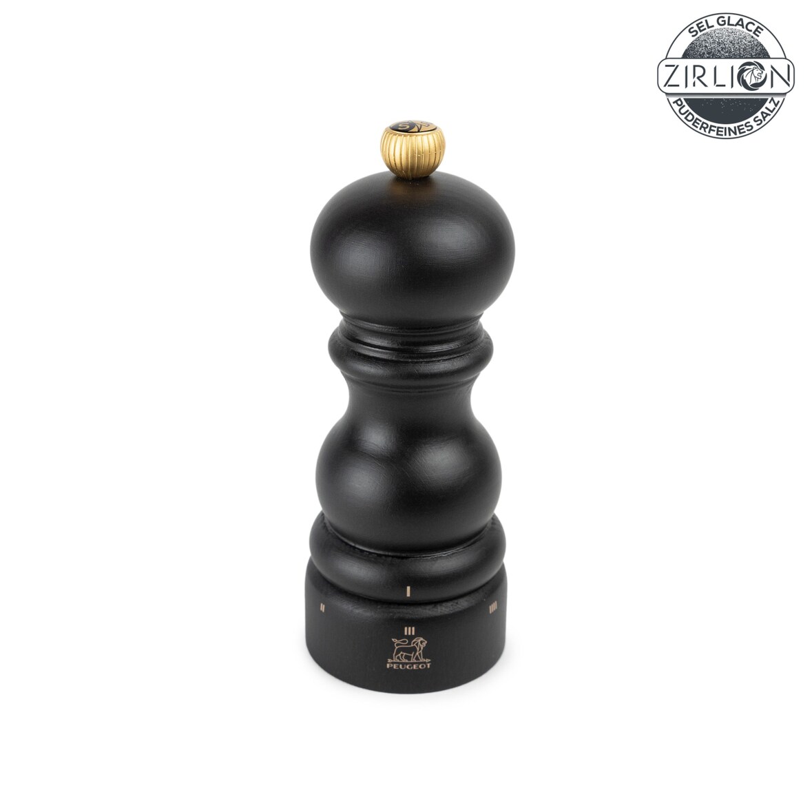 PEUGEOT Salzmühle PARIS 15cm Schoko Buchenholz uSelect Zirkonia-Mahlwerk Gewürz