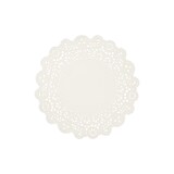 thumbnail of 50 Papiertischsets 35,5cm mit offenem Ornament Rand Platzsets Telleruntersetzer Einweg Tischset Weihnachten Hochzeit Geburtstag Weiß