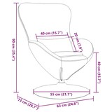 thumbnail of vidaXL Eierdop Paarse Fluwelen Stoel