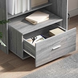 thumbnail of vidaXL Schreibtisch Graues Sonoma 131,5 x 50 x 106,5 cm Holzwerkstoff