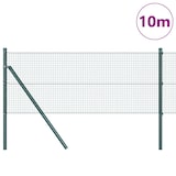 thumbnail of vidaXL Zaunpfosten Grün 10 x 0,4 m (19 x 19 mm Netz) Stahl und PVC