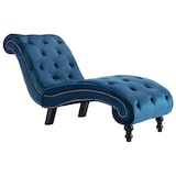 thumbnail of vidaXL Chaiselongue Blau Samt