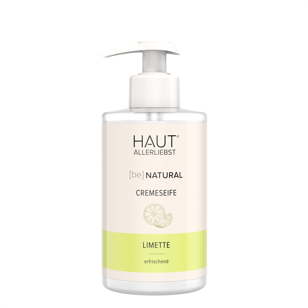 HAUTALLERLIEBST Cremeseife Limette im Spender, 280 ml