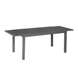 thumbnail of Merxx Milano Set 7tlg., 6 Stapelsessel, 1 Tisch 150(210) x 90 cm, Aluminium, Graphit
