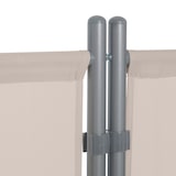 thumbnail of Leco Sichtschutz / Stellwand, 260 x 156 cm, Metall / Polyester, beige, 3-teilig