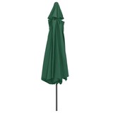 thumbnail of vidaXL Parasol met metalen paal 390 cm groen