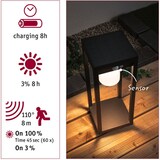 thumbnail of Paulmann Solar LED Lichtobjekt Solar Marisol Bewegungsmelder IP44 3000K 350lm Schwarz 94573