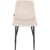 thumbnail of Set van 4 stoelen Telde Fluweel creme