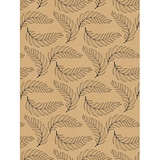 thumbnail of Bobina papel de regalo, rollo grande 62cm x 100m •kraft plumas• ideal para: tiendas negocios comercios envolver regalos cumpleaños