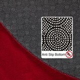 thumbnail of Teppich Flur Einfarbig Pflegeleicht Waschbar Wohnzimmer Schlafzimmer Schadstoffgeprüft Rund Rot 120x120 cm OEKO-TEX – LECH von Kadima Design