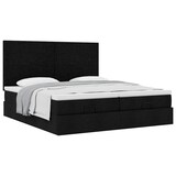 thumbnail of vidaXL Ottoman-Bett mit Matratzen Schwarz 200x200 cm Stoff