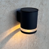 thumbnail of Lumisky 2 HELIO 200LM Solar-Wandleuchten Stahl Schwarz
