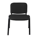 thumbnail of UniSit Pack 4 Sillas confidente dado apilable tapizada negra