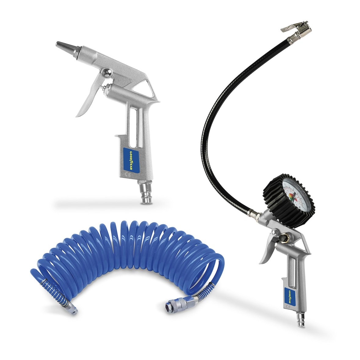 Kit 3 outils Air comprimé pour Compresseurs d'air Pression 8 bar GOODYEAR