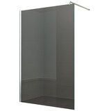 thumbnail of Duschabtrennung Walk-In Seitenwand Breite: 130 cm Glas: Grauglas