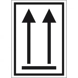 thumbnail of Aufkleber I Verpackungskennzeichen Oben, Folie, seewasserbeständig, 74x105mm, 500/Rolle, IMDG-Code, ADR