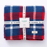 thumbnail of El Ganso - Coperta lavorata a maglia 140x190 cm 340GR - Tinta in filo con disegno a quadretti
