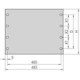 thumbnail of SCHROFF 19"-Frontplatten - 19"BLINDPLATTE 1HE ELOXIERT