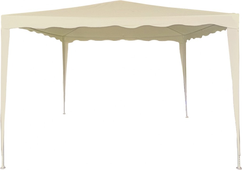 Gazebo de jardim desmontável 300x300x240 cm creme Aktive