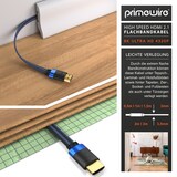 thumbnail of Primewire 8k HDMI Kabel 2.1 - Flachbandkabel Ultra High Speed II Ethernet, 8K UHD II, 3D TV, eARC, HDR10+ 120 Hz mit DSC, 7680 x 4320, Verlegekabel