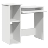 thumbnail of vidaXL Schreibtisch mit Regalen Weiß 84x40x78 cm Holzwerkstoff