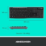 thumbnail of Logitech MK270 Set, Tastatur und Maus, kabellos DE