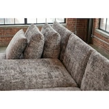 thumbnail of KAWOLA Schlafsofa SADIRA Ecksofa Stoff taupe Recamiere rechts