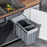 thumbnail of WellHome - Contentores de baixo do lava-loiça com fixação inferior para cozinha 8L + 5L, remoção manual
