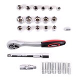 thumbnail of Mephisto Premium XXL Ratschenkoffer / Knarrenkoffer 216-teilig mit Chrom, Vanadium Werkzeug und Bitsatz inkl. Bitaufsatzadpter für Akkuschrauber