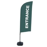 thumbnail of Showdown Beachflag - Komplett-Set - Entrance Englisch - Grau/Schwarz