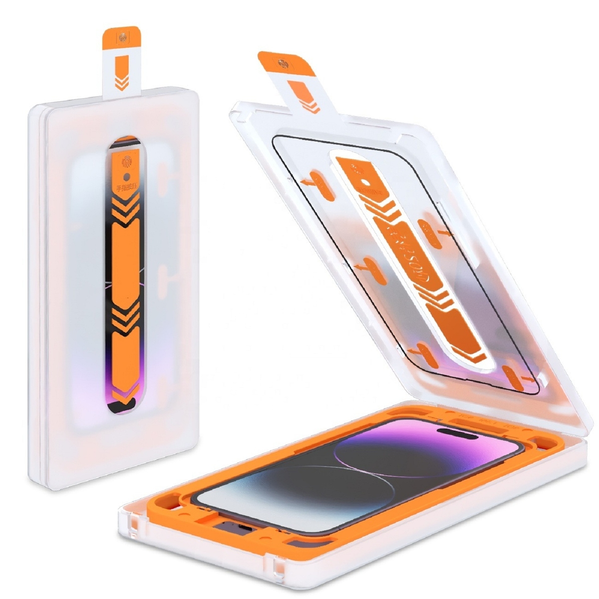 3x 9H Panzerglas für iPhone 18 Pro Full-Screen HD klar Montagehilfe Tempered Hartglas Schutzglas Displayschutz Schutzfolie Screen-Protector
